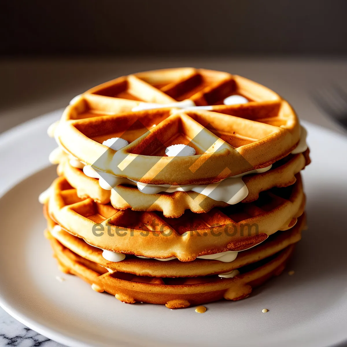 Picture of Delicious Gourmet Sugar-Covered Breakfast Pastry