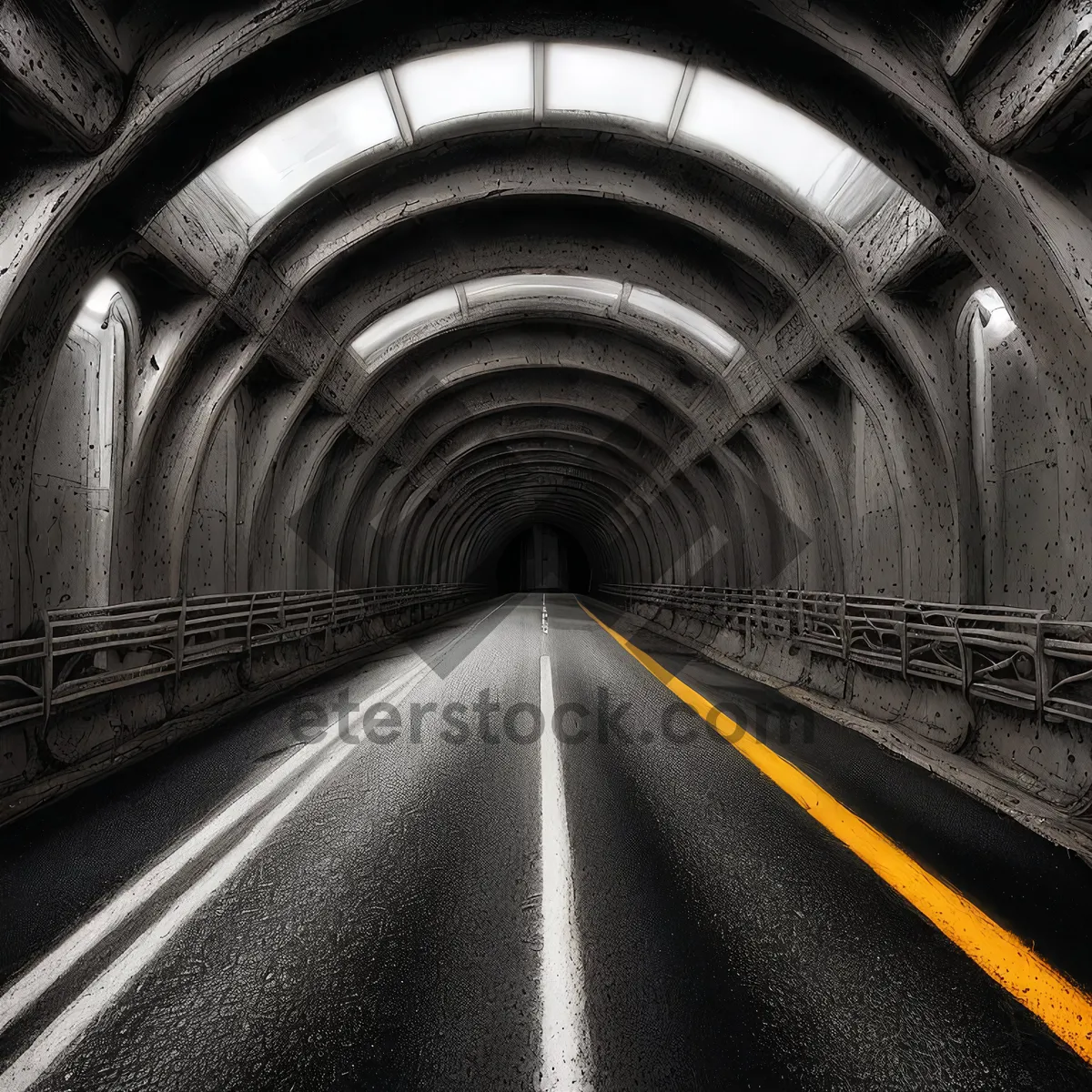 Picture of Urban Transport Tunnel with Architectural Lighting