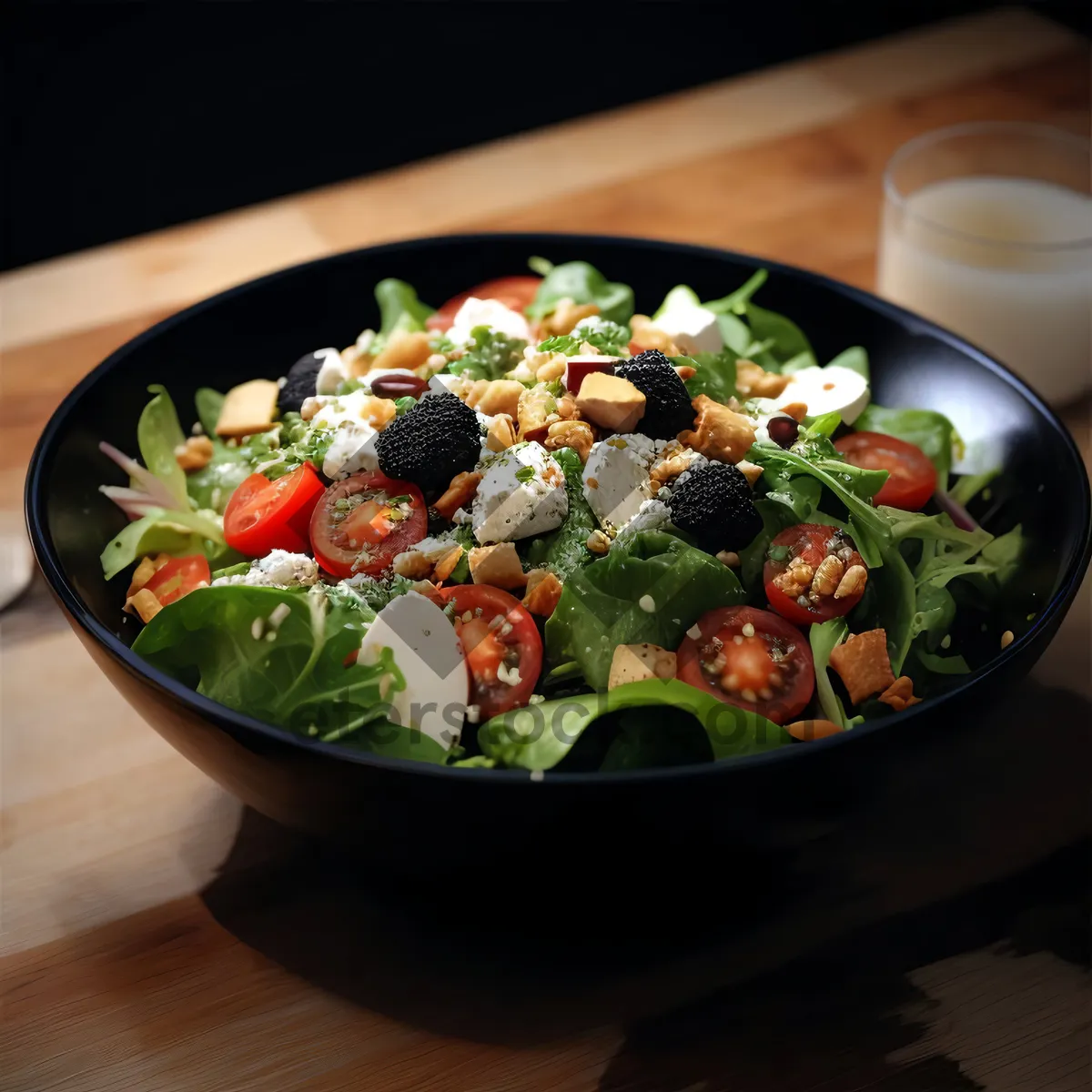 Picture of Gourmet Vegetarian Salad with Fresh Vegetable Medley