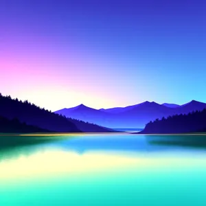 Vibrant Sunset over Serene Waters