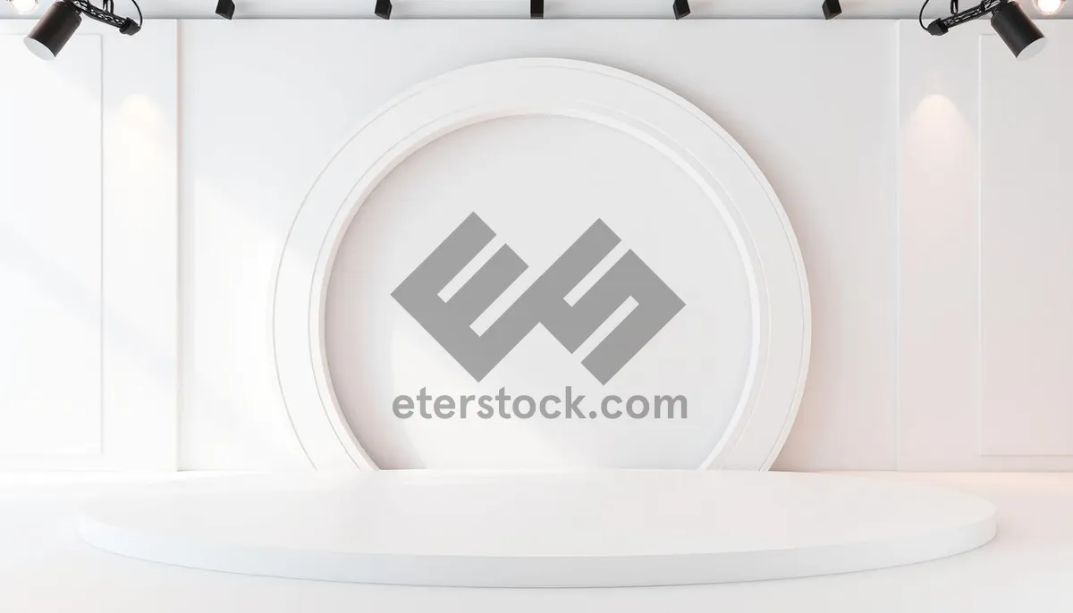 Picture of Modern computer icon design with 3D element