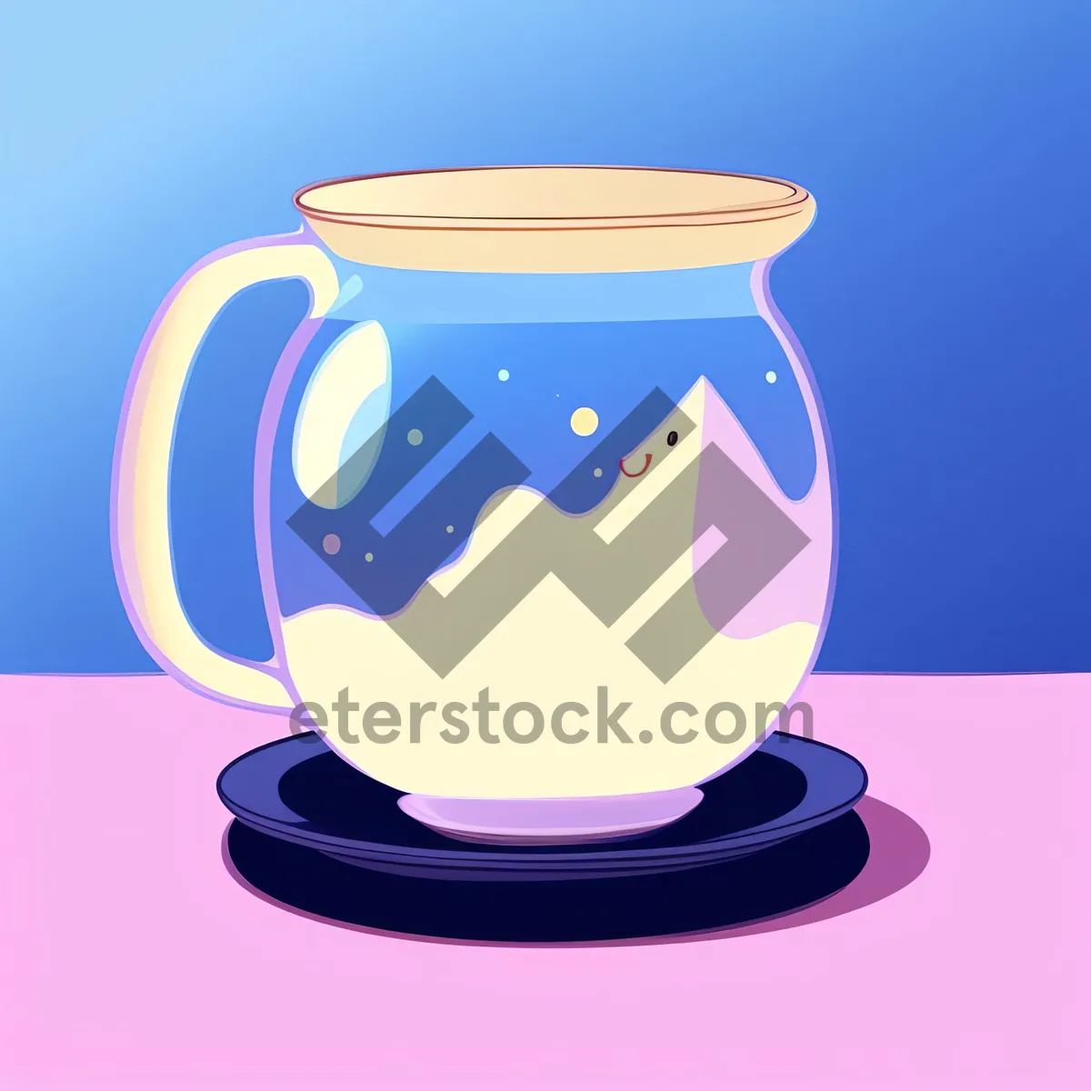 Picture of Steaming Cup of Refreshing Beverage