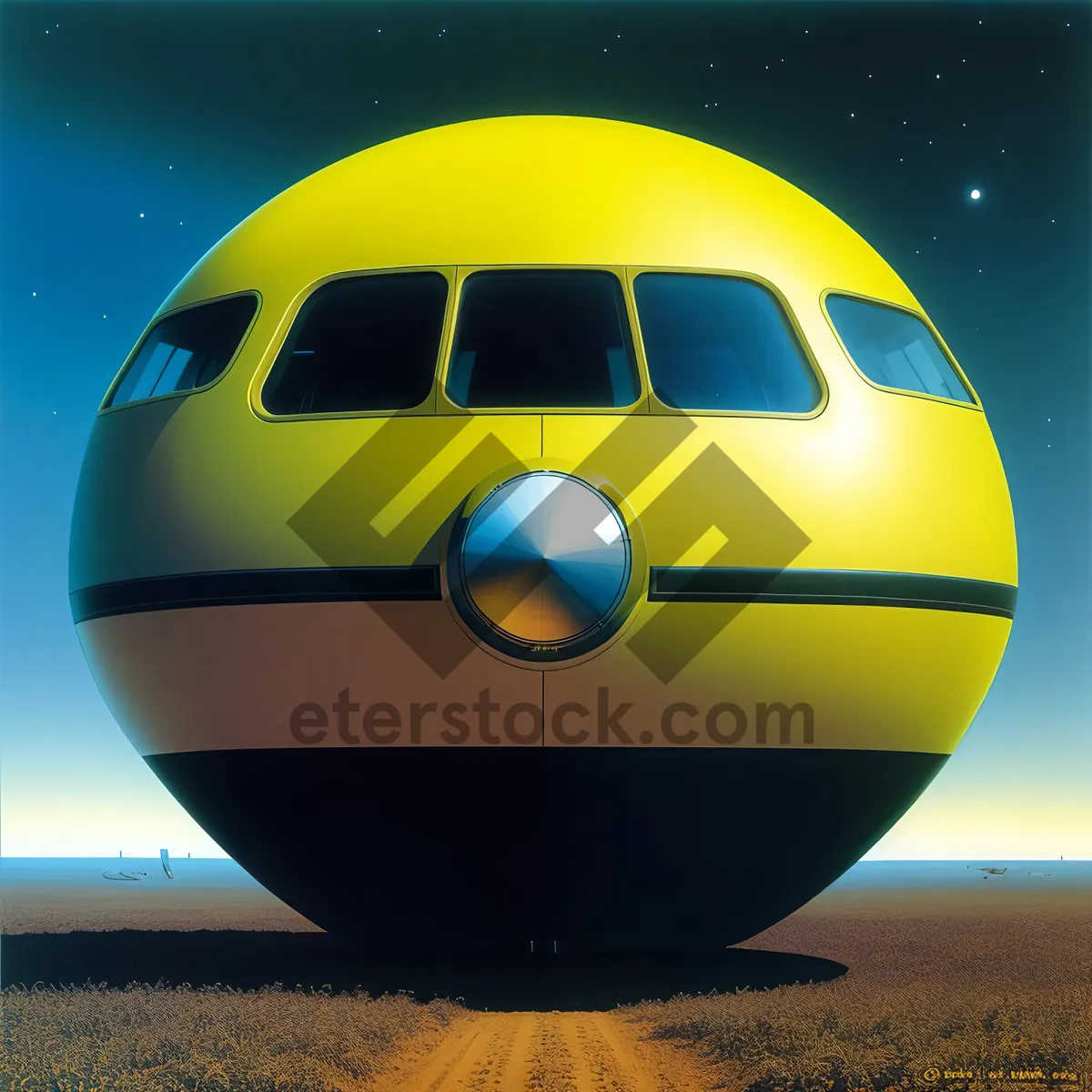 Picture of International Soccer Cup: Patriotic Team Flag and Ball