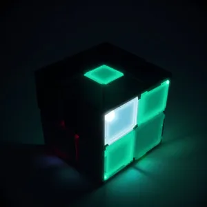 3D Home Icon Symbol Box Design Object