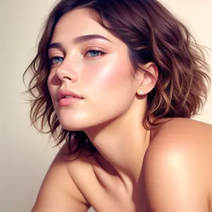 Stunning Brunette with Captivating Eyes and Flawless Skin