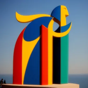 Flag icon design symbolizing unity and pride