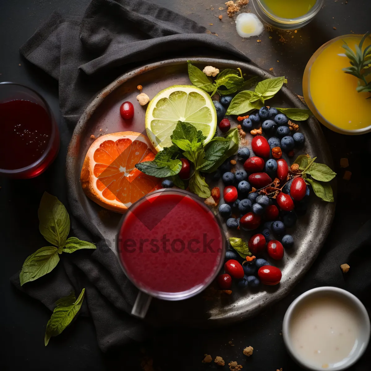 Picture of Farm Fresh Gourmet Salad with Juicy Berries