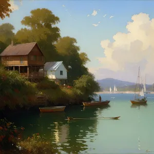 Serene Lake Retreat - Summer Escape with Charming Boathouse
