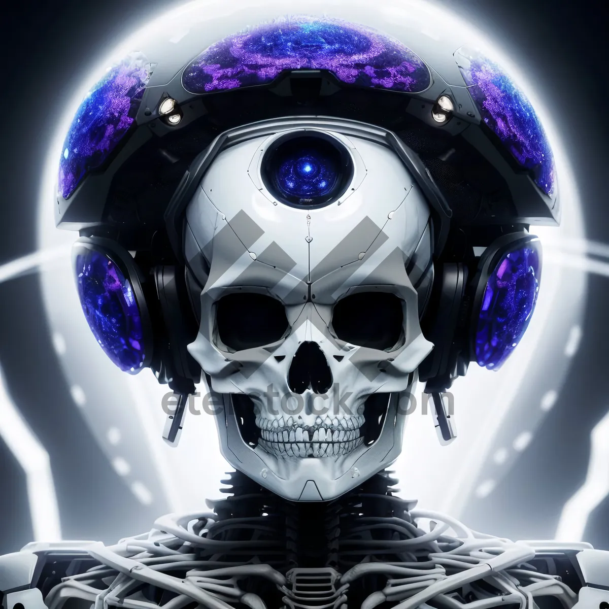 Picture of Globe Skull Horror Skeleton Anatomy Death