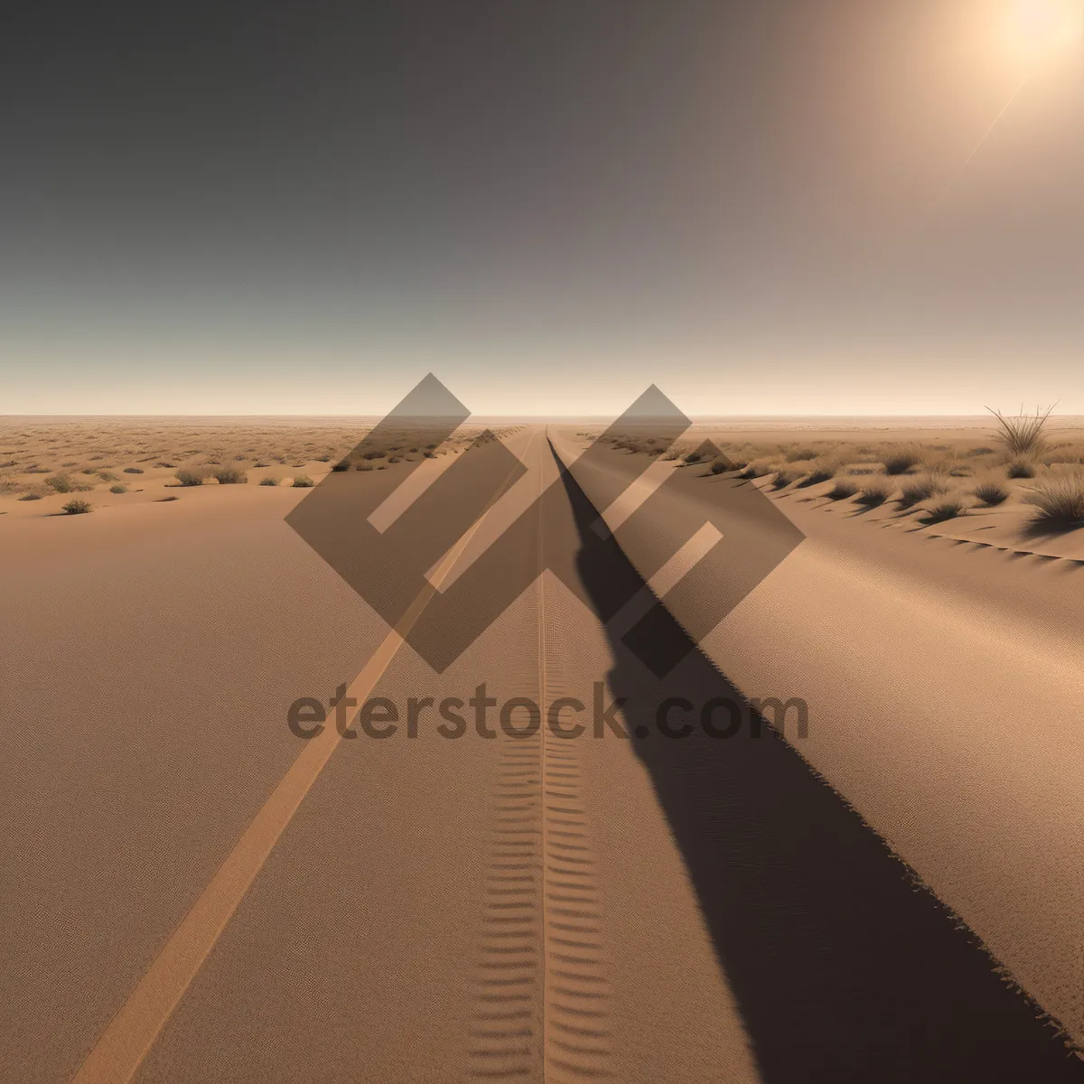 Picture of Desert Drive: Endless Horizons on the Open Road