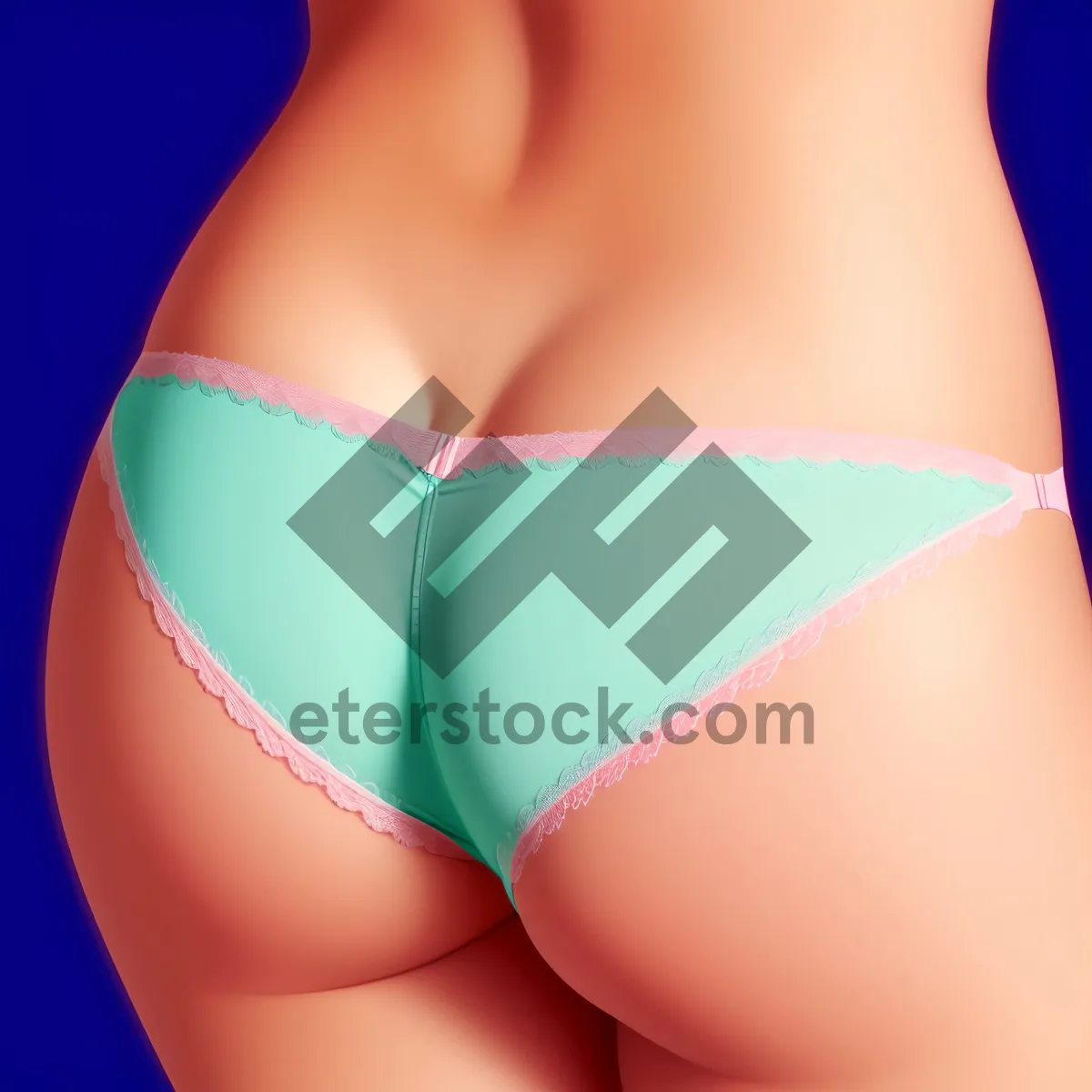 Picture of Seductive Slim Bikini Model - Health & Fitness Icon