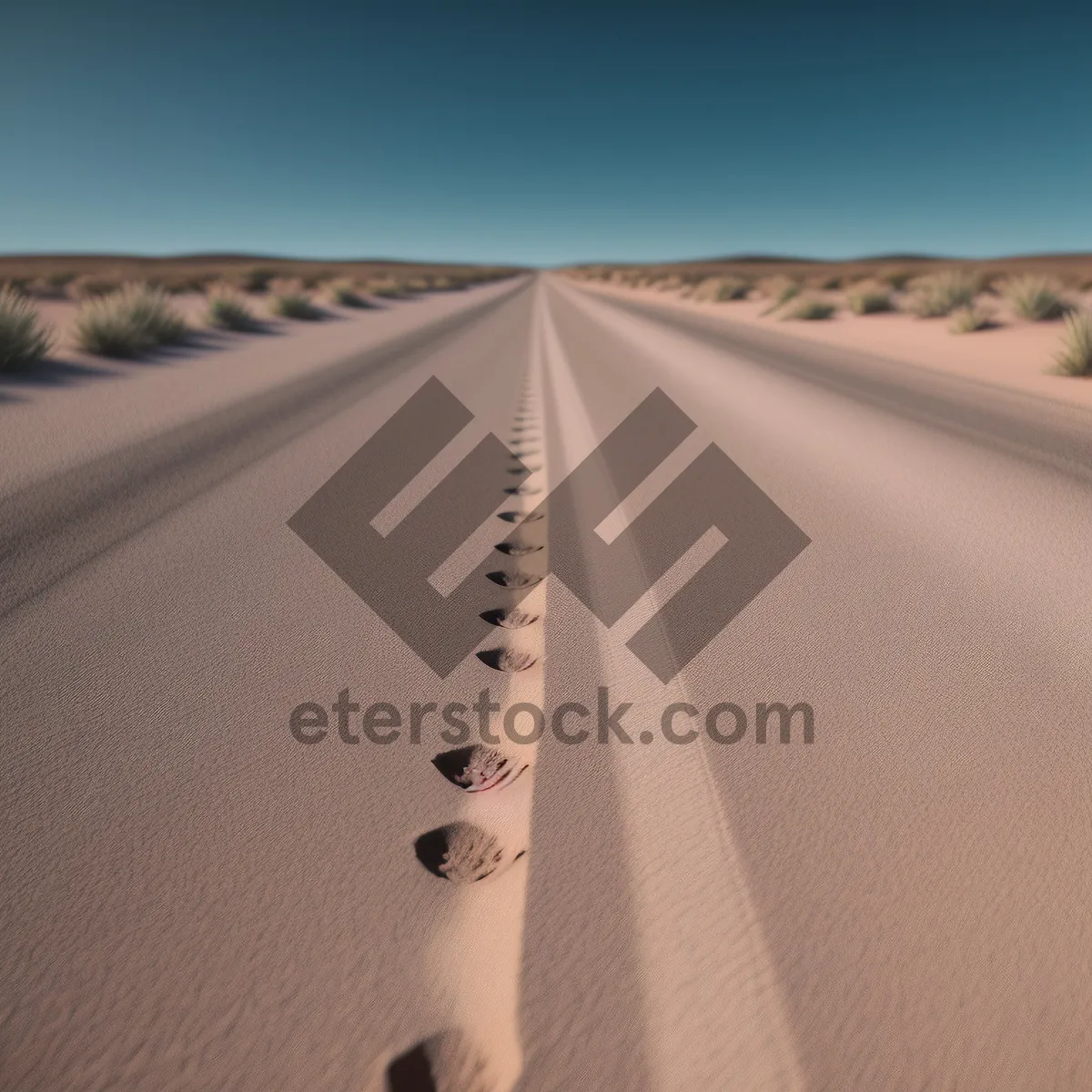 Picture of Desert Road - Endless Skyline