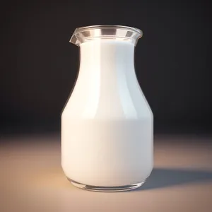 Transparent Dairy Milk Bottle - Science Laboratory Experiment