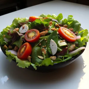 Delicious Gourmet Cheese Plate with Fresh Vegetables