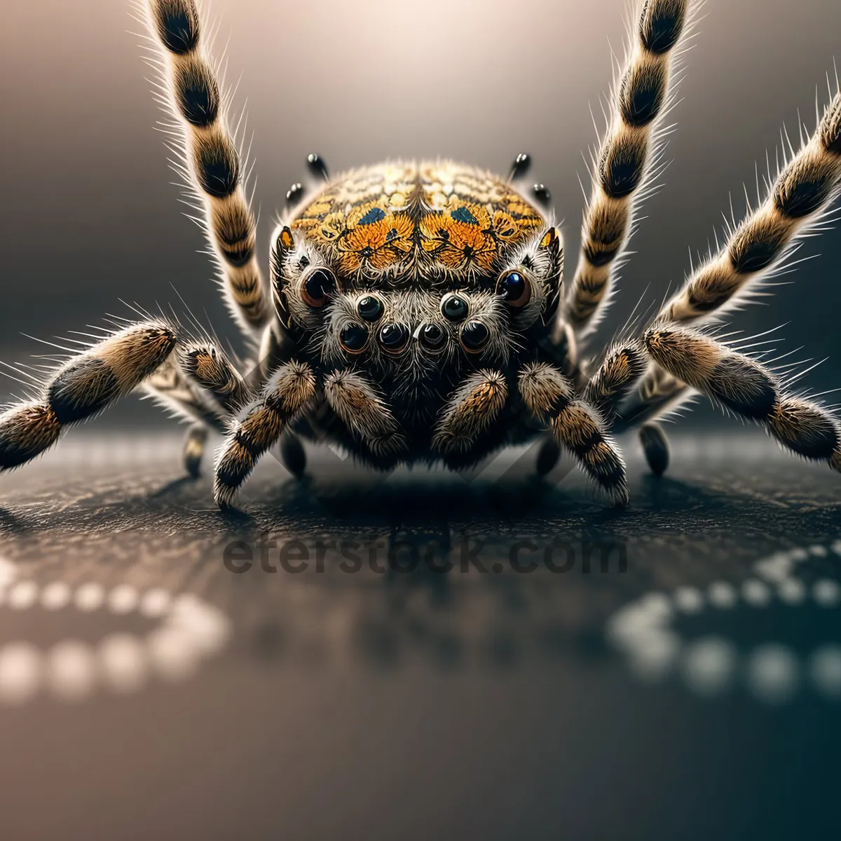 Picture of Garden Spider - Creepy Arachnid Predator