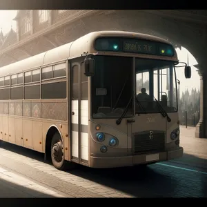 Highway Traffic: Passenger Car on Road