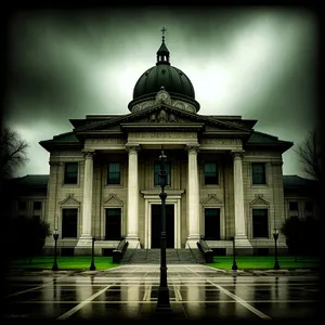 Iconic Dome of Historic Landmark Shines Against the Sky