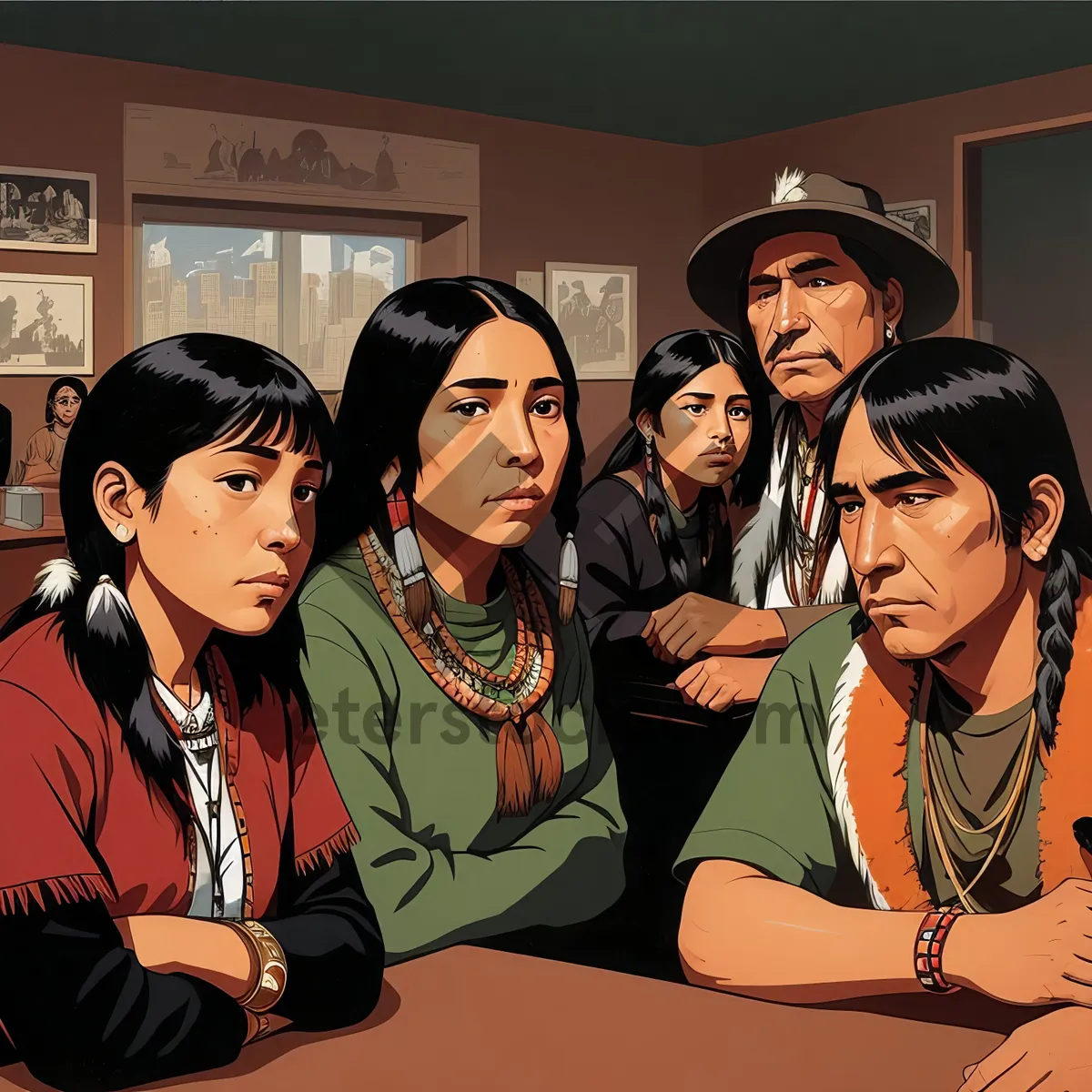 Picture of Dynamic Business Team Radiating Professional Confidence