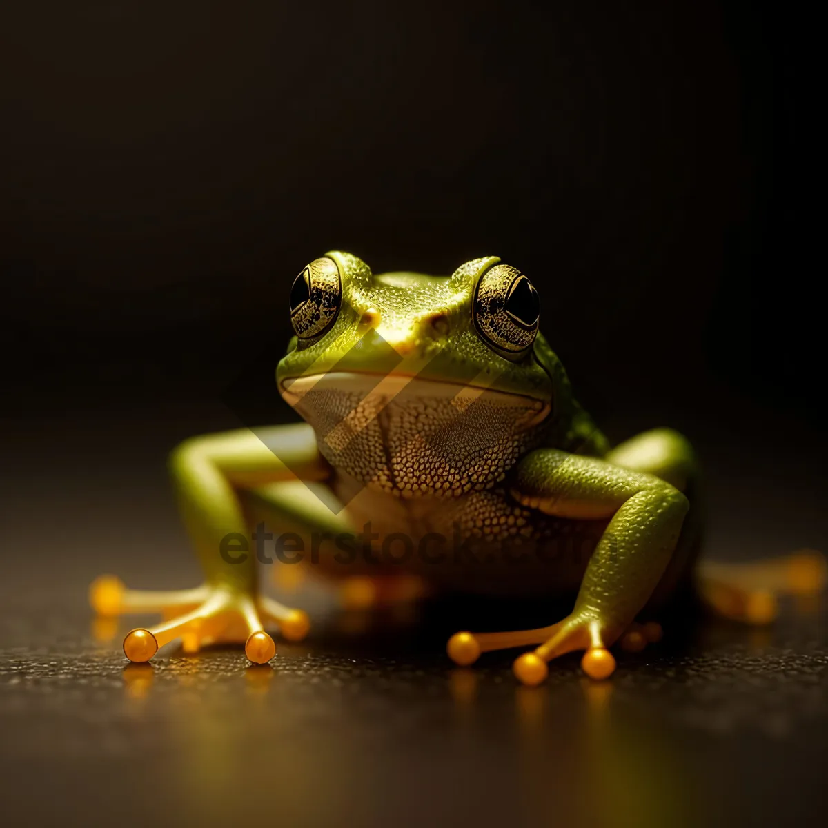 Picture of Vibrant Eyed Tree Frog in Nature