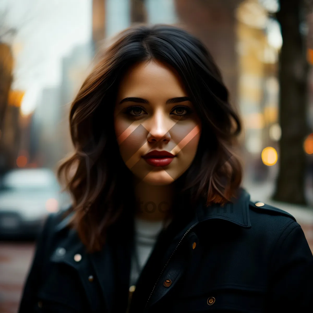 Picture of Cheerful businesswoman with an attractive smile