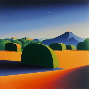 Skyline Graphic Art Design Sign