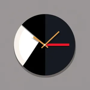 Analog Wall Clock with Time Indicator