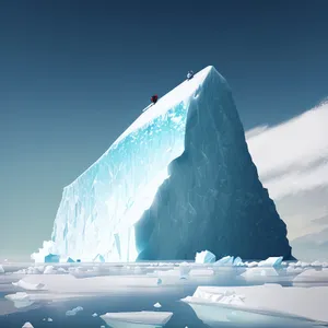 Majestic Frozen Mountain Landscape