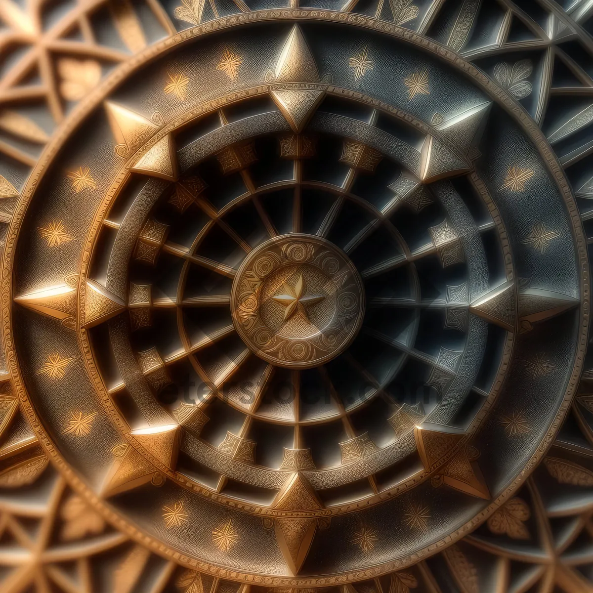 Picture of Vintage Rotating Fan Blade Design