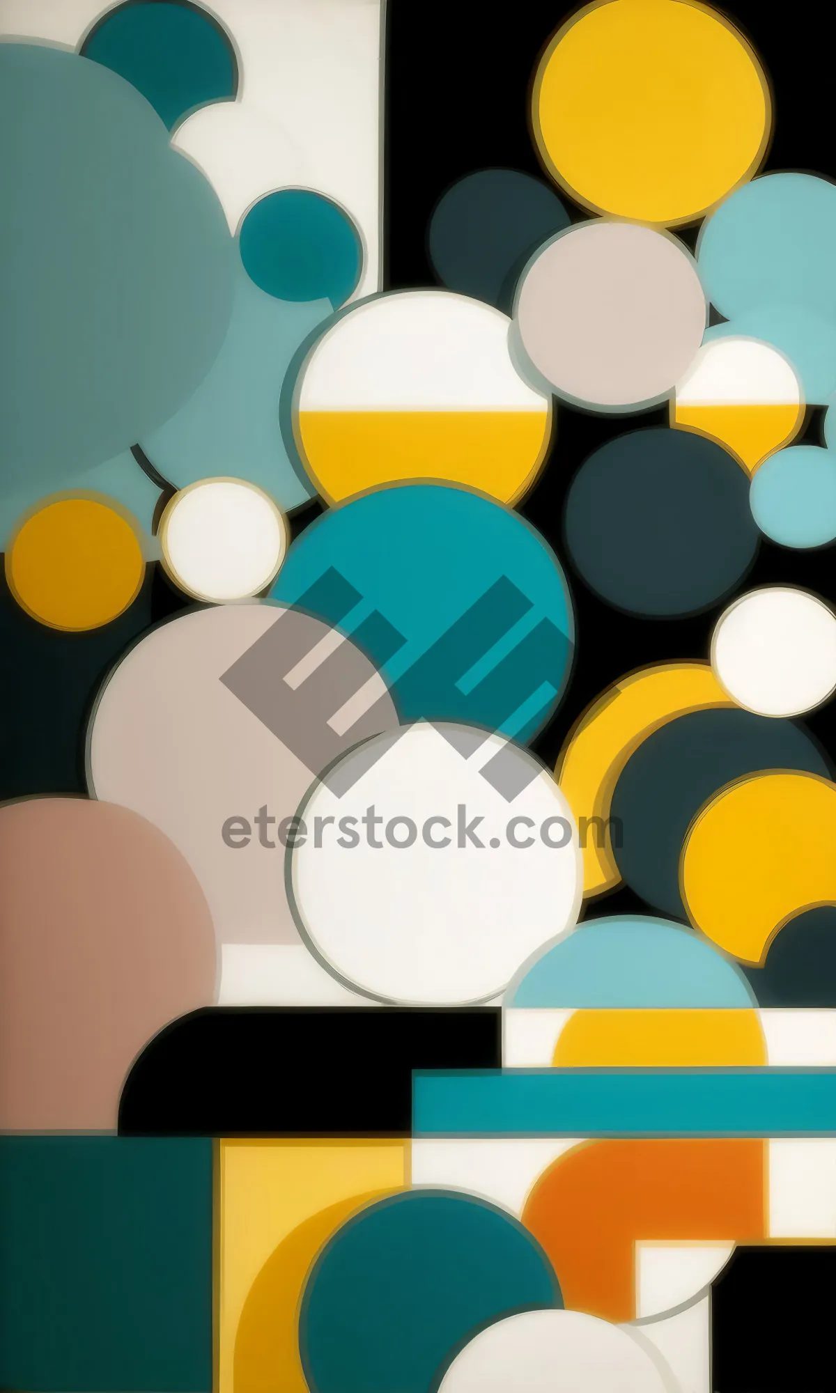 Picture of Colorful glossy web buttons set in orange and yellow