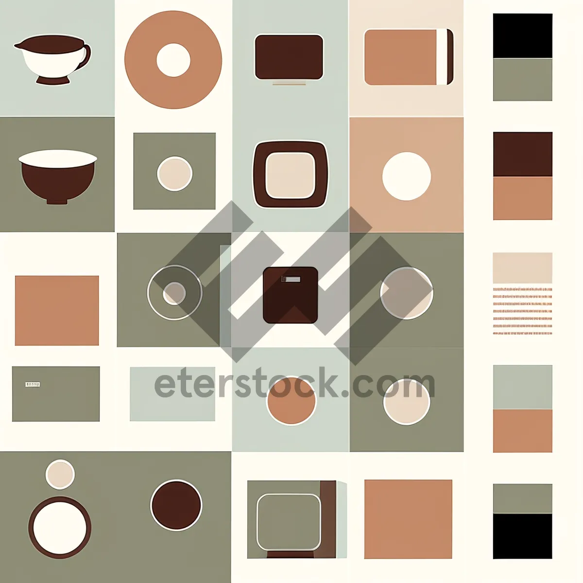 Picture of Web Icon Set: Sleek & Stylish Button Collection