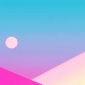 Modern Geometric Artwork with Gradient Colors