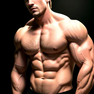 Muscular Sensation: Powerful and Attractive Male Body