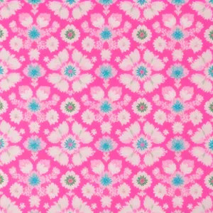 Vibrant Floral Cotton Blanket Design