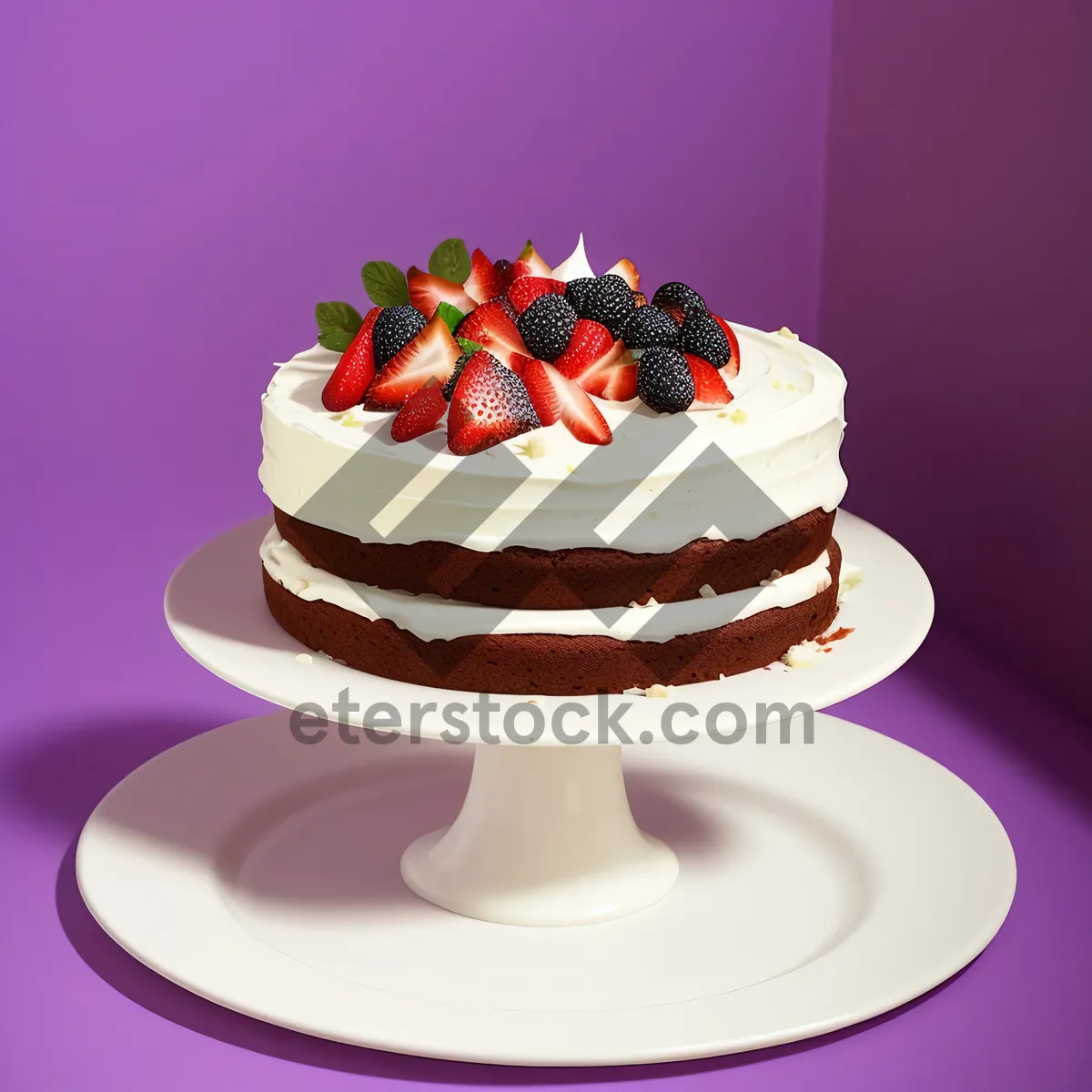 Picture of Delicious Berry Trifle with Whipped Cream