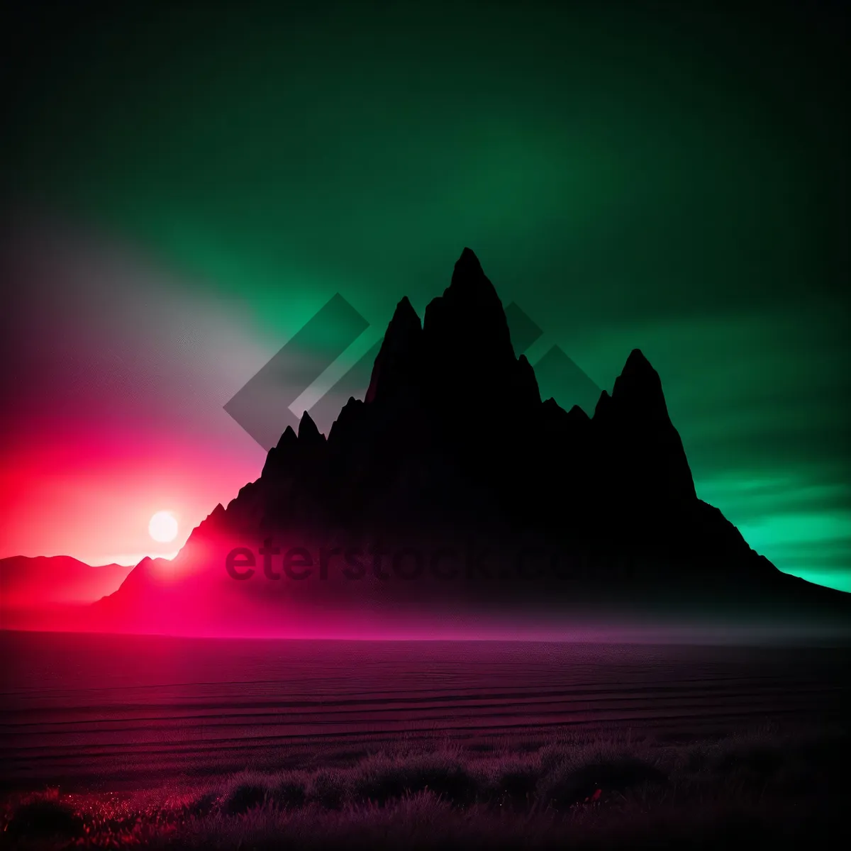 Picture of Sunset Horizon with Celestial Glow