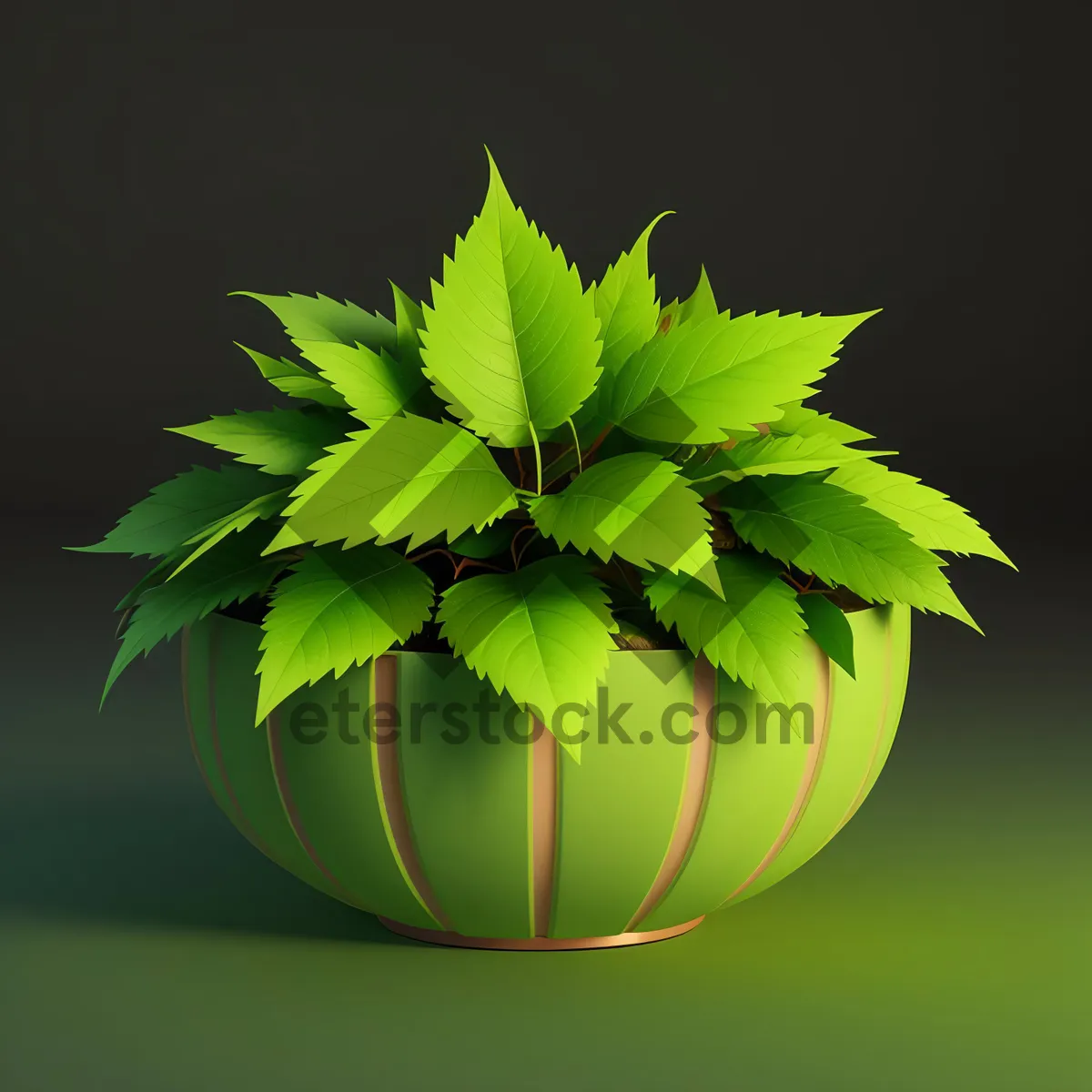 Picture of Vibrant Leafy Foliage Design in Spring