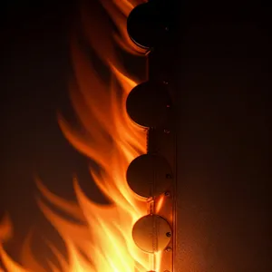 Fuego Brillante: Intense Flame Energy in Motion