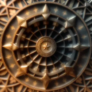 Vintage Rotating Fan Blade Design