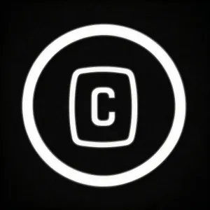 Shiny Round Black Button Icon for Business Use