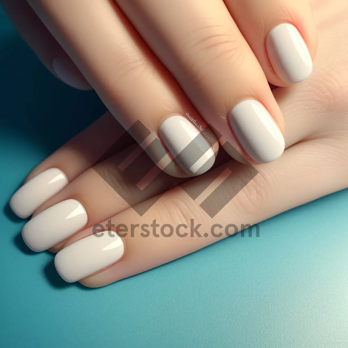 Picture of Healthcare Hand: Nail Treatment Closeup