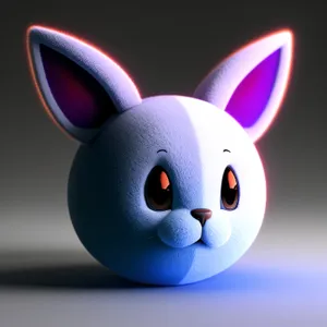 Bunny Fun: Cute Cartoon Rabbit with Happy Expression