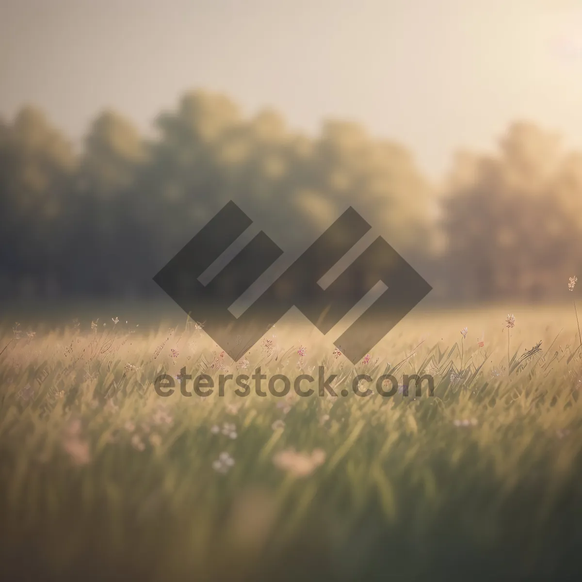 Picture of Vibrant Sunny Wheat Field Landscape