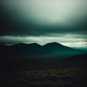 Sunset over Highland Mountains