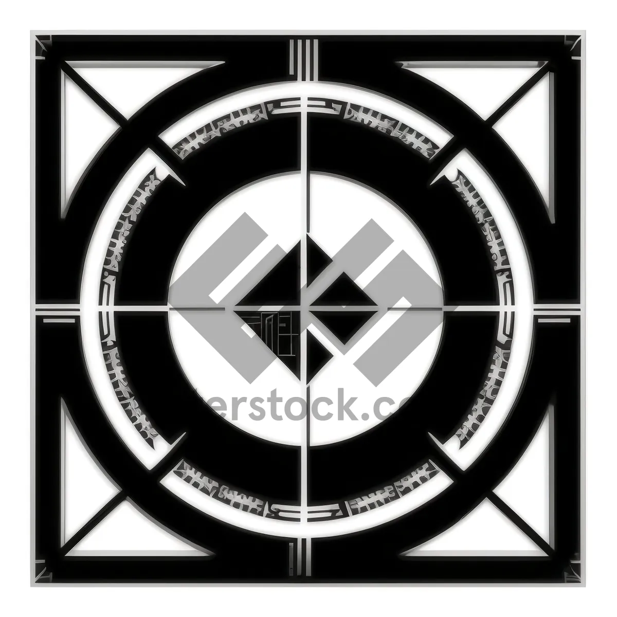 Picture of Fire Station Icon - Symbolic Circle Design