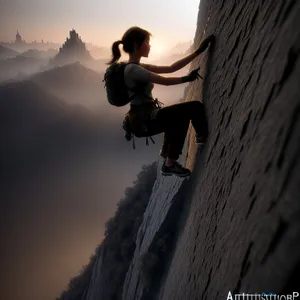 Thrilling skateboard jump against mountain backdrop