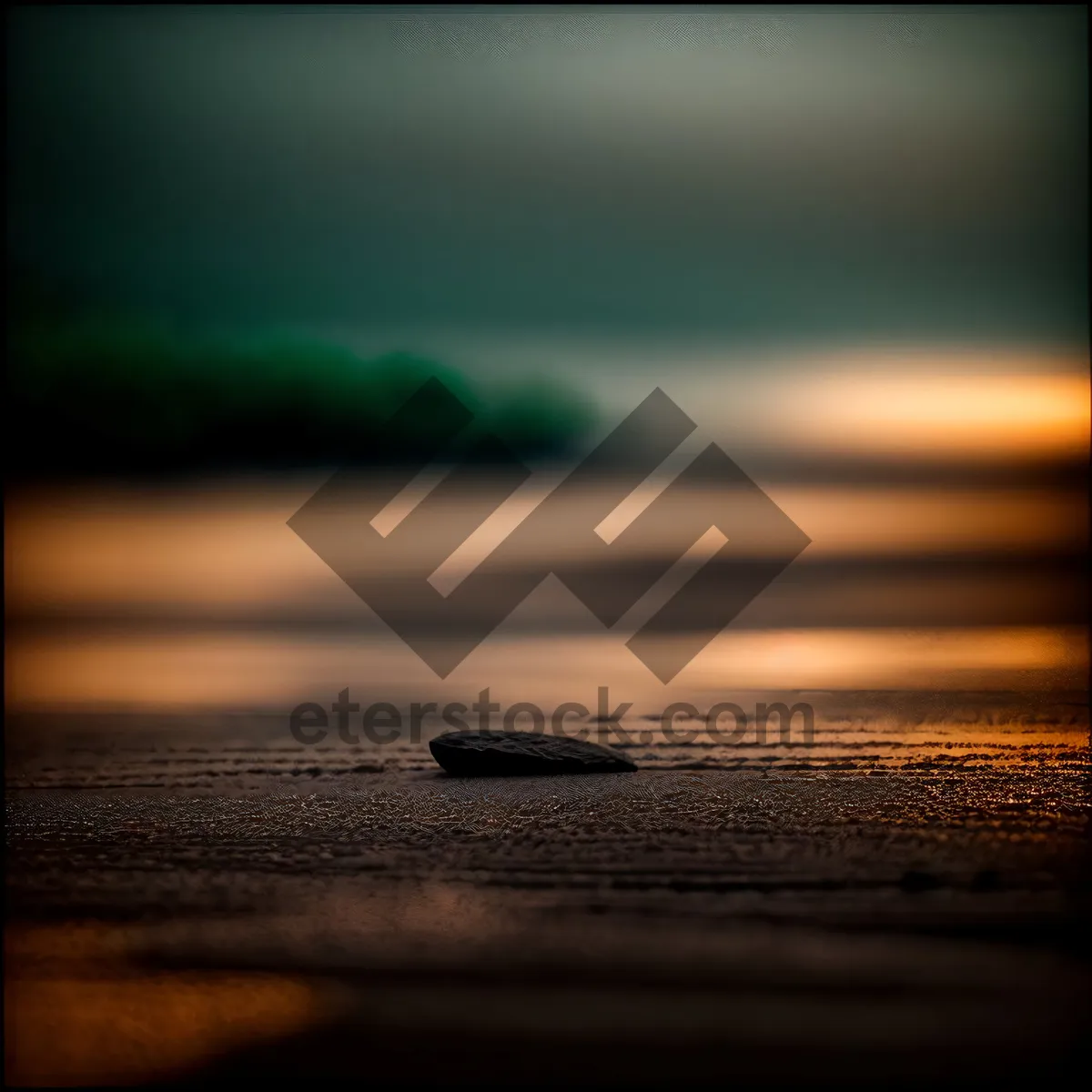 Picture of Radiant Seascape: Reflections of Sunrise on Beach