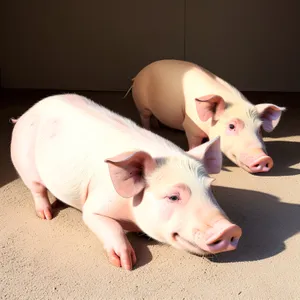 Pink Piggy Savings Bank - Financial Swine Investment