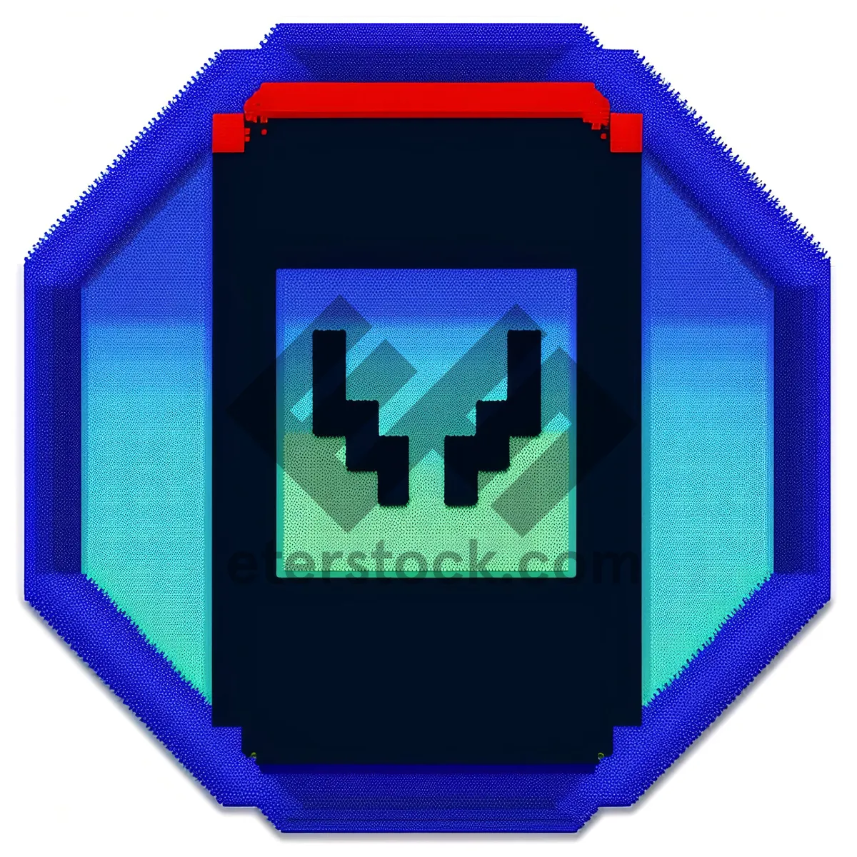 Picture of 3D Digital Clock Home Symbol Design