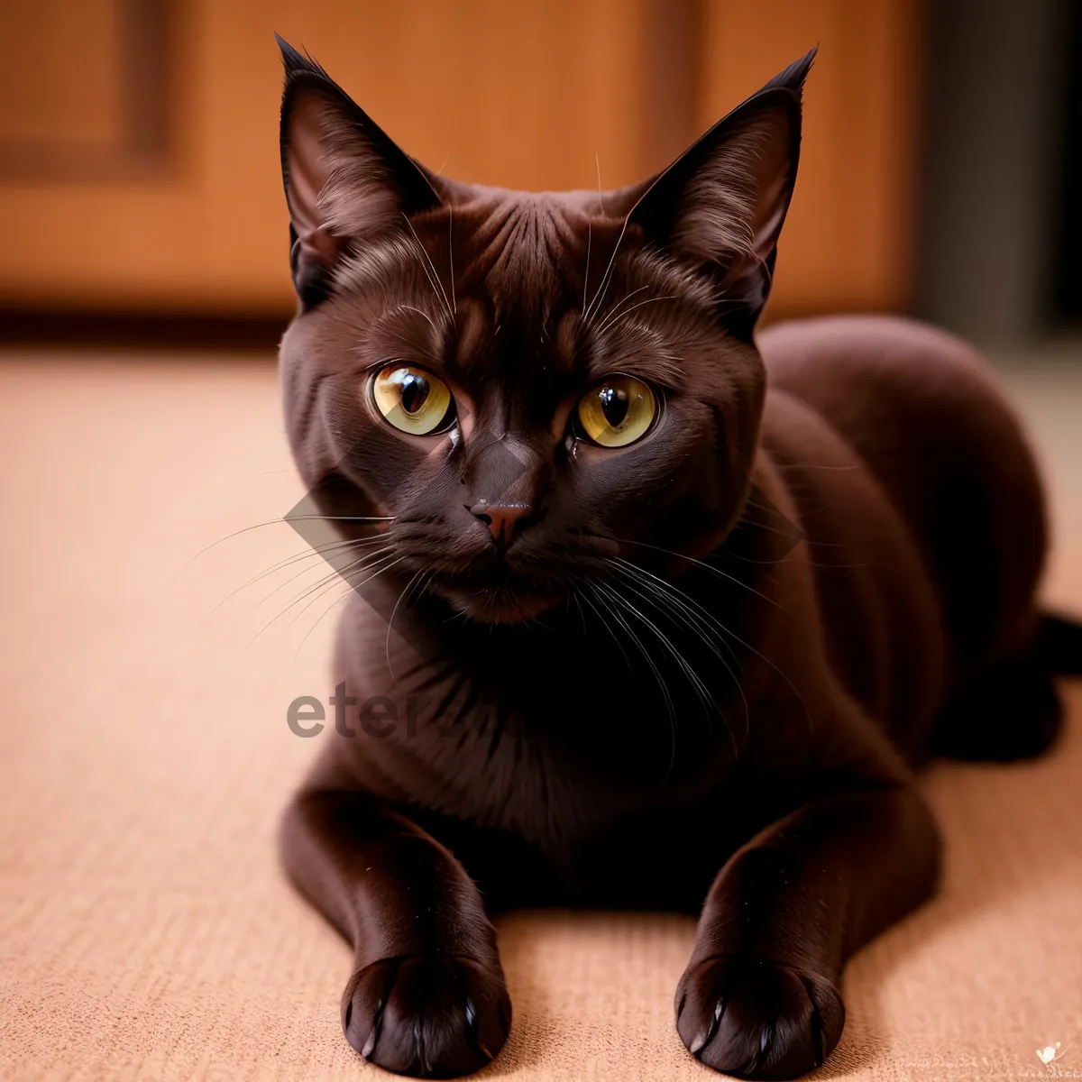 Picture of Adorable Gray Tabby Cat with Whiskers