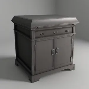 Wooden Desk Box for Office Furnishing